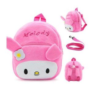 New My Melody (My Melo) Pink Plush backpack for kids / toddlers